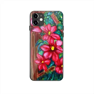 Climatis On Fence iPhone 12 Phone Case (Tempered Film)