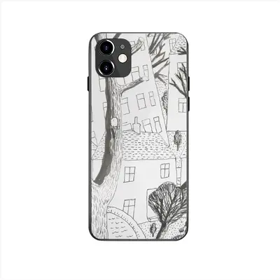 Trees iPhone 12 Phone Case (Tempered Film)