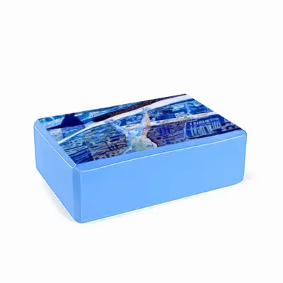 True Blue Yoga Brick