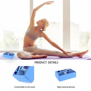 True Blue Yoga Brick