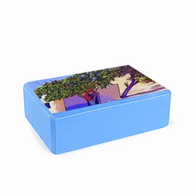 Santorini Trees In Oia Yoga Brick