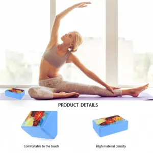 “Oriental Motif” Yoga Brick