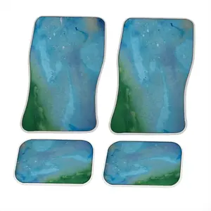 Waves Of Grass Middle Panel Car Foot Mats