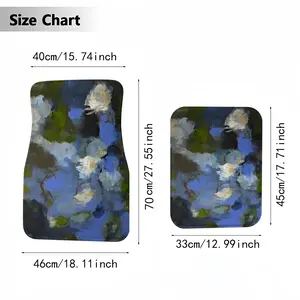 Water Lilies Car Foot Mats