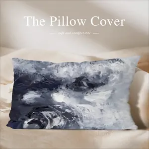 Charcoal Sky Polyester Pillow (Rectangle, Multi-Size)