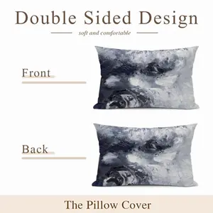 Charcoal Sky Polyester Pillow (Rectangle, Multi-Size)