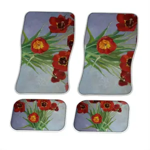 Tulips Car Foot Mats