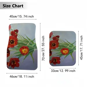 Tulips Car Foot Mats