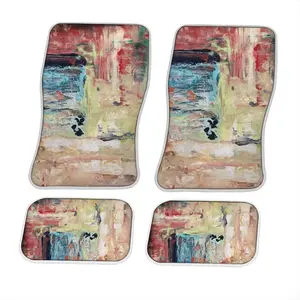 Blue Waterfall Car Foot Mats