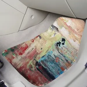 Blue Waterfall Car Foot Mats