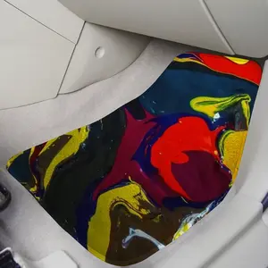 Running In Paint Car Foot Mats