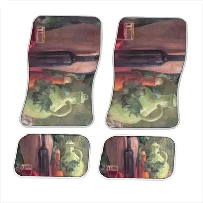 Still Life (Green And Red) Car Foot Mats