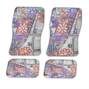 The Combi Of Peace And Love Car Foot Mats