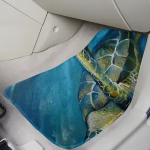 Caribbean Turtle 4 Car Foot Mats