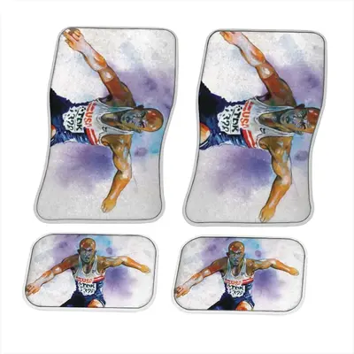 Leaping Over Boundaries Car Foot Mats