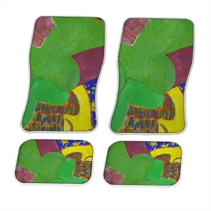 Green Woman Car Foot Mats