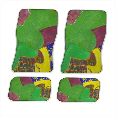 Green Woman Car Foot Mats