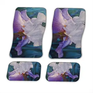 Spring Iris Car Foot Mats