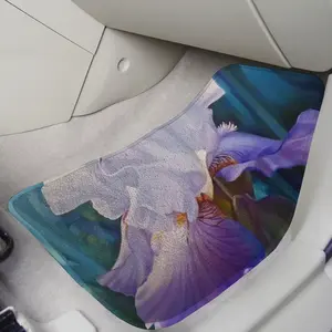 Spring Iris Car Foot Mats