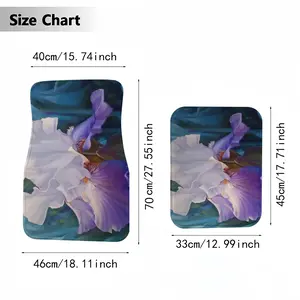 Spring Iris Car Foot Mats