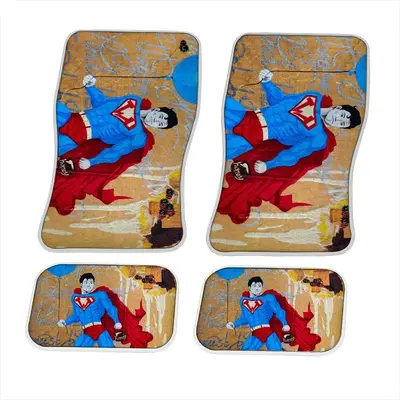 Winnieman - Superman Gold Honey Car Foot Mats