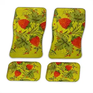 Raspberry Car Foot Mats