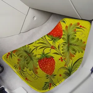 Raspberry Car Foot Mats