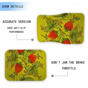 Raspberry Car Foot Mats