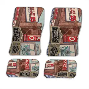 Rko Theater New York City Car Foot Mats