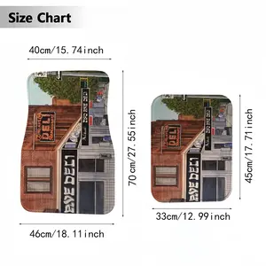 #2Nd Ave Deli New York City Car Foot Mats