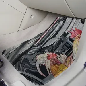 Roosters And Gt3 Car Foot Mats