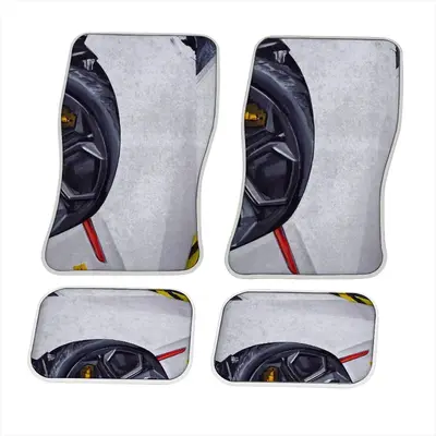 Lamborghini And Ribbons Car Foot Mats