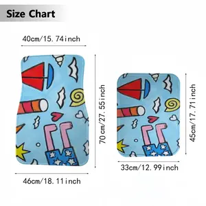 Seaside Car Foot Mats