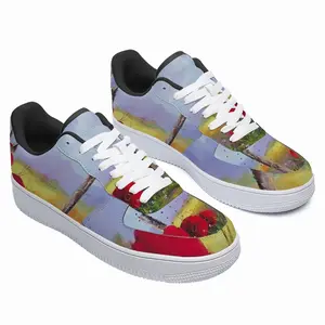 Men Fence Poppies Low Top Shoes