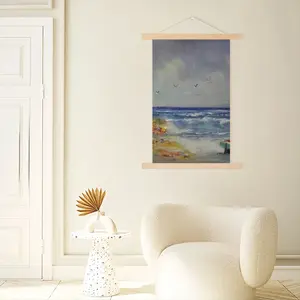 Resting On The Beach Hang Adornment Painting (Multi-Size)