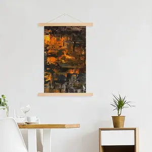 The Gold Of The Night Hang Adornment Painting (Multi-Size)