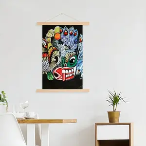 Two-Faced Demon Hang Adornment Painting (Multi-Size)