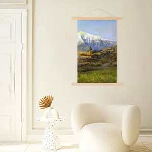 Mountain Ararat And Monastery Khor Virap Hang Adornment Painting (Multi-Size)