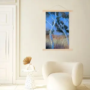 Australian Ghost Gum Trees Hang Adornment Painting (Multi-Size)