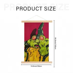 Green Alien Wizard Hang Adornment Painting (Multi-Size)