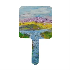 River Square Handle Mirror