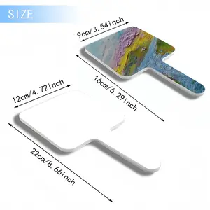 River Square Handle Mirror