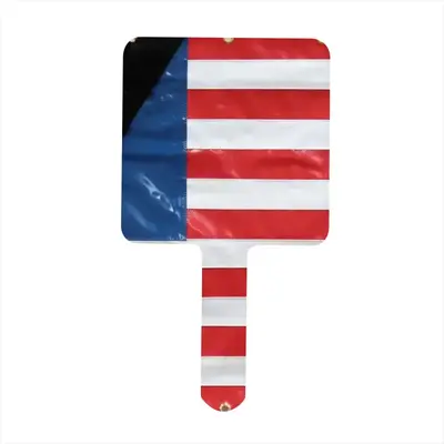 Pubic Flag United States Square Handle Mirror