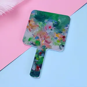 Sweet Memories Square Handle Mirror