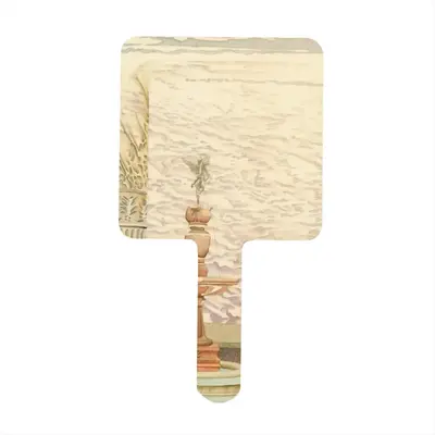 Palace In The Sky Square Handle Mirror