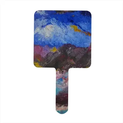 Mixing Skies Square Handle Mirror