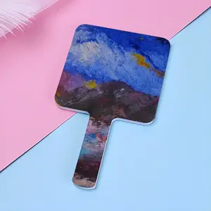 Mixing Skies Square Handle Mirror