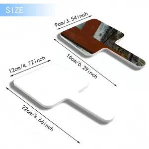 Message Series 2F Square Handle Mirror