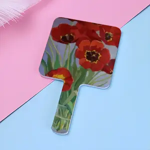 Tulips Square Handle Mirror