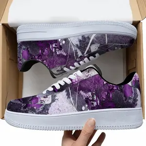 Men Basic Violet Low Top Shoes